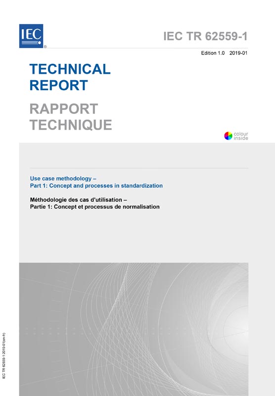 Cover IEC TR 62559-1:2019